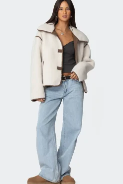 Frost Oversized Faux Shearling Jacket