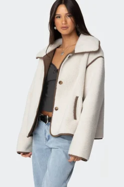 Frost Oversized Faux Shearling Jacket