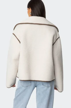 Frost Oversized Faux Shearling Jacket