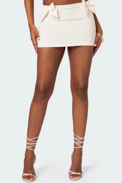 Gabriella Bow Mini Skirt