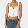 Garden Girl Ribbon Eyelet Corset