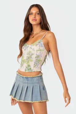 Garden Party Printed Corset
