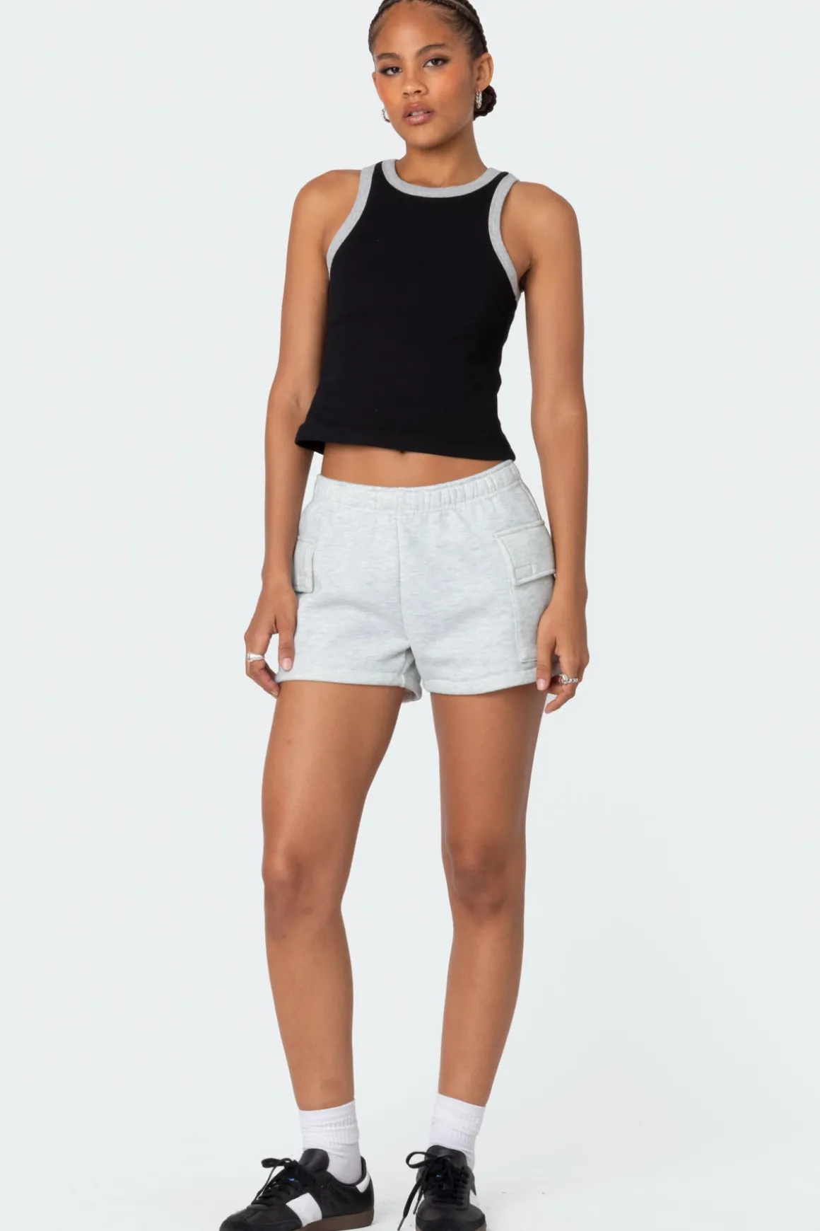 Garnet Cargo Sweat Shorts