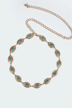 Gemstone Pendant Belt