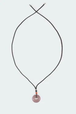 Genie Stone Pendant Cord Necklace