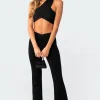 Gina Gathered V-Cut Pants
