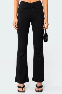 Gina Gathered V-Cut Pants