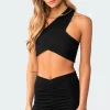 Gina One Shoulder Crop Top