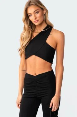 Gina One Shoulder Crop Top