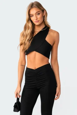 Gina One Shoulder Crop Top