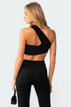 Gina One Shoulder Crop Top