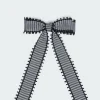Gingham Bow Hair Clip