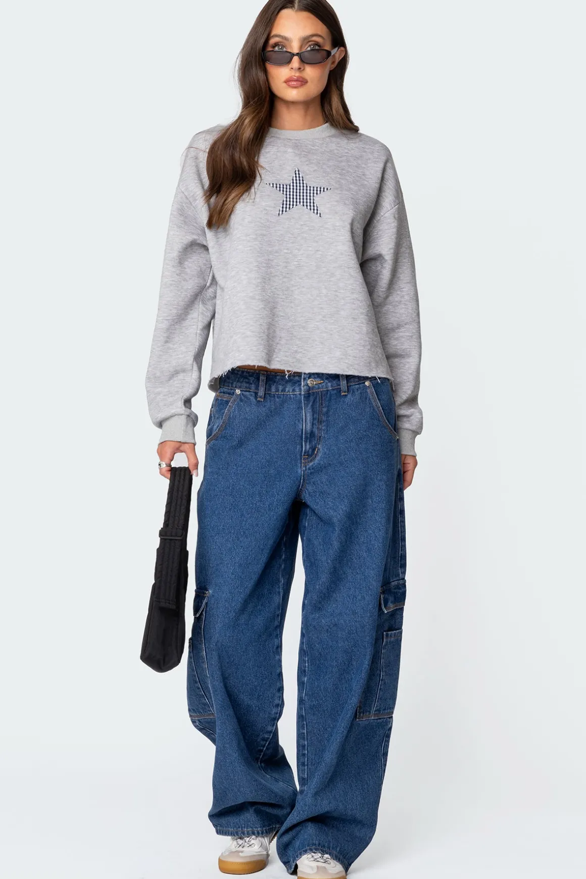 Gingham Star Sweatshirt