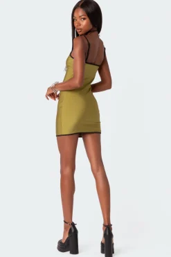 Giselle Contrast Mini Dress
