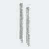 Glam Rhinestone Drop Earrings