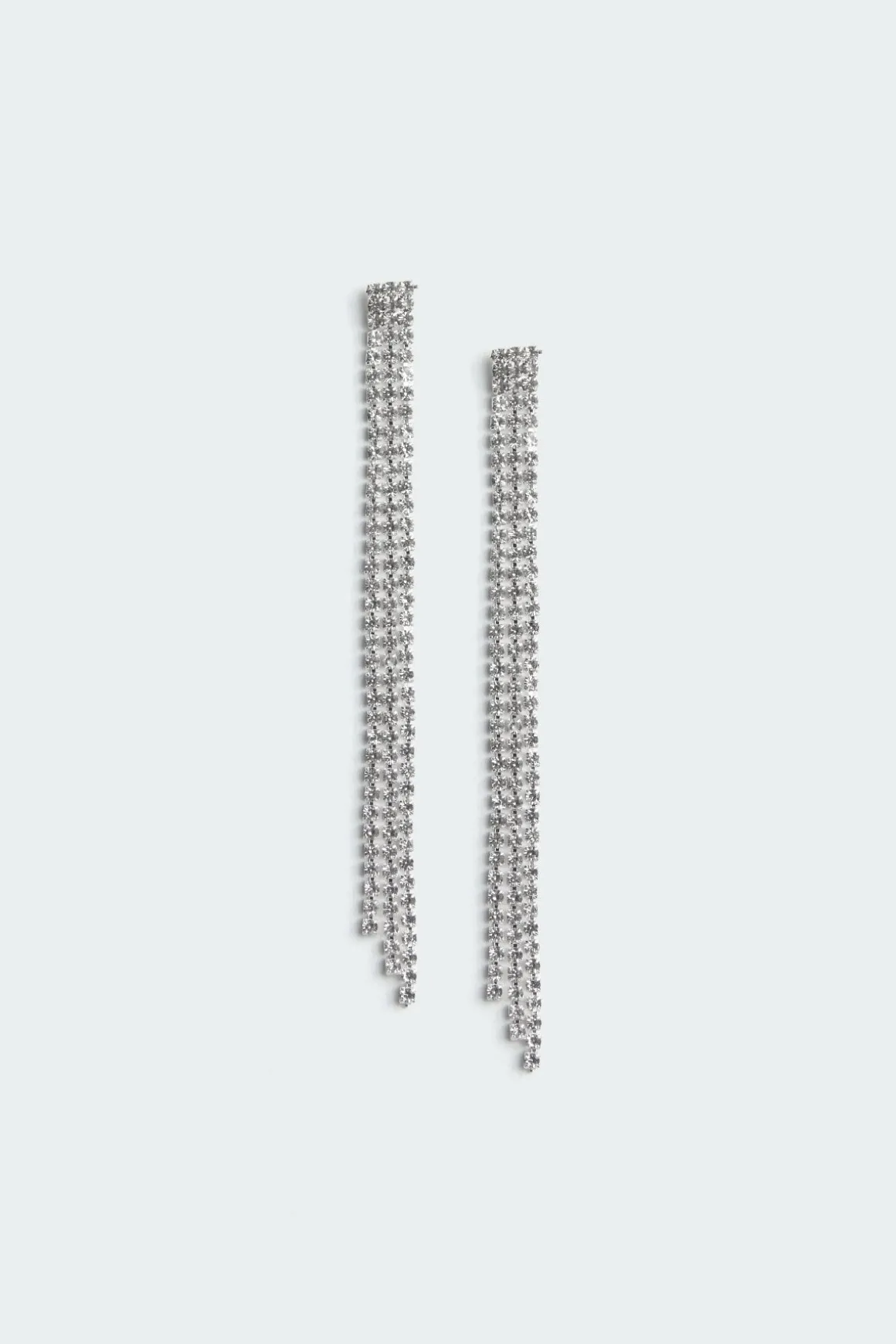 Glam Rhinestone Drop Earrings