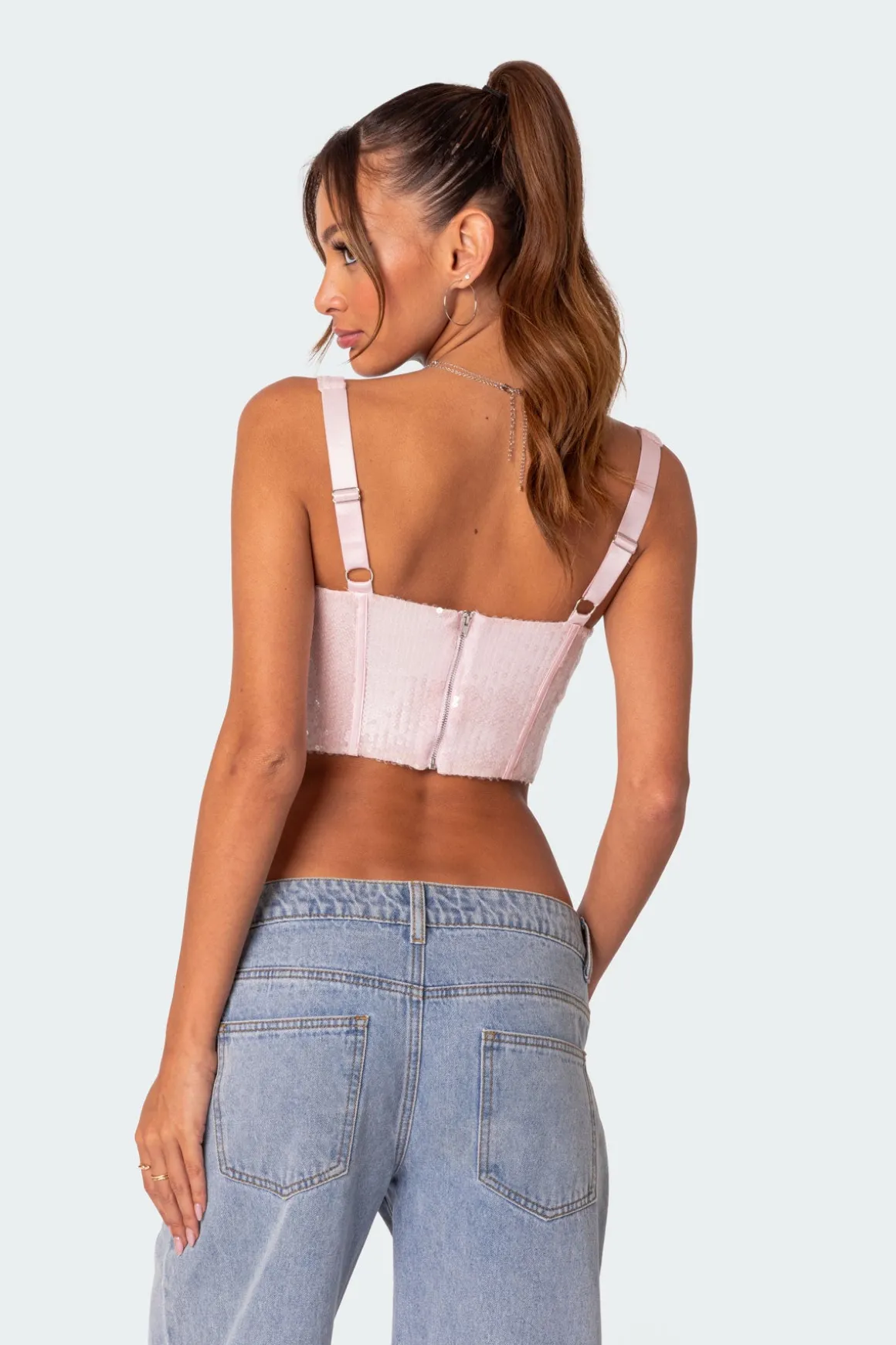 Glitzy Sequin Corset