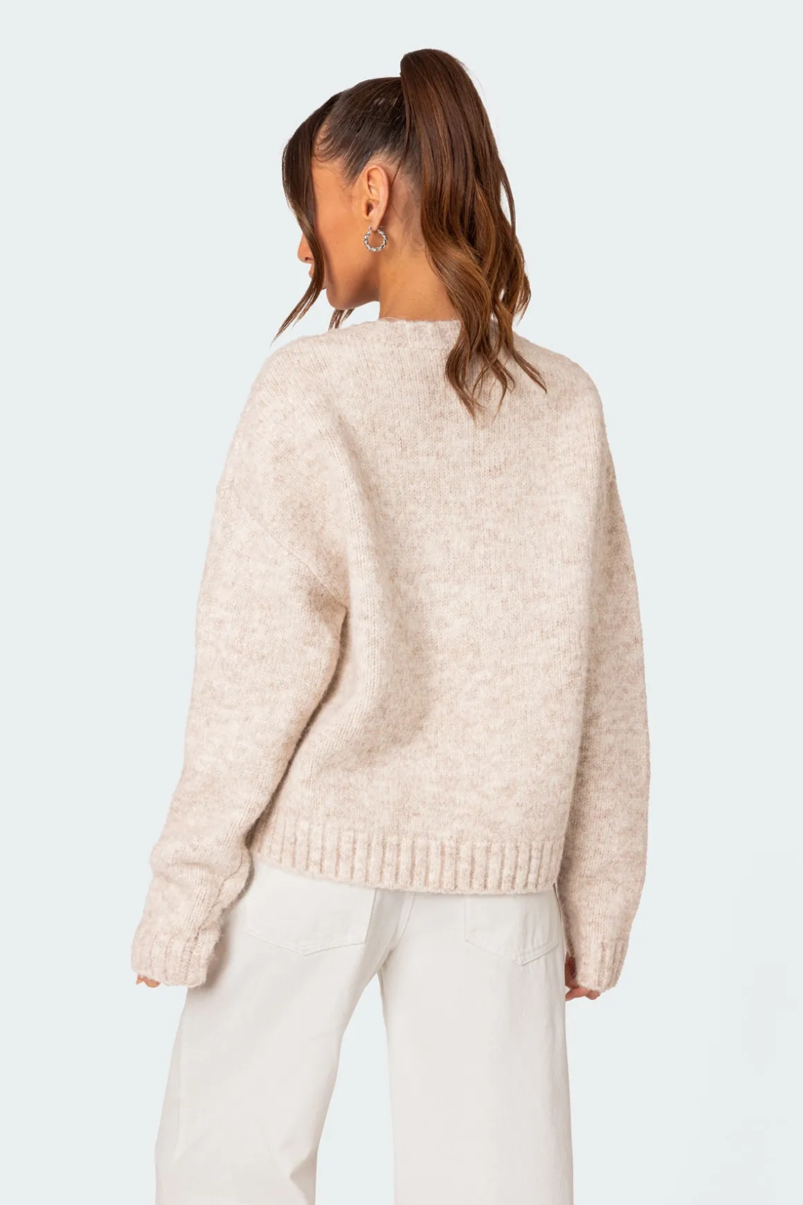 Greece Oversized Chunky Knit Sweater