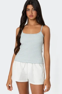 Gretta Striped Ribbed Tank Top