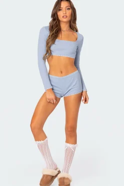 Grwm Waffle Micro Shorts