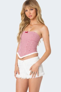 Hamilton Pinstripe Poplin Corset