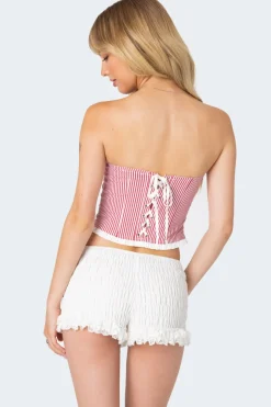 Hamilton Pinstripe Poplin Corset