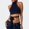 Hamlin Wrap Tie Crop Top