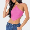 Harlow Knitted Open-Back Top