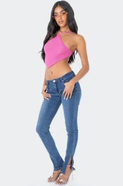 Harlow Knitted Open-Back Top