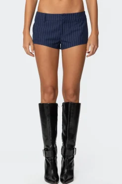 Harrison Pinstripe Micro Shorts