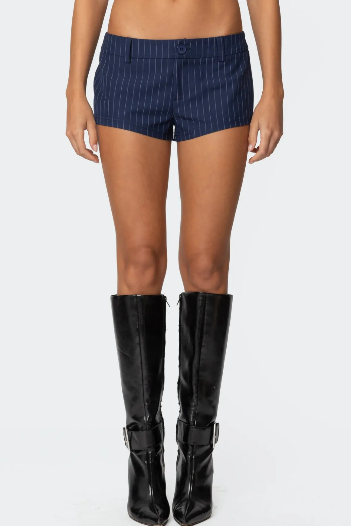 Harrison Pinstripe Micro Shorts