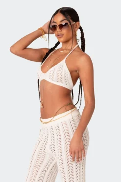 Hazel Crochet Bra Top