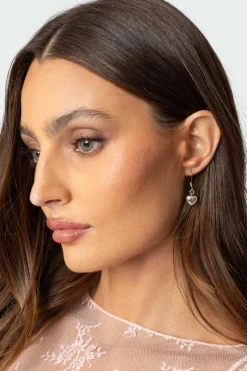 Heart Drop Earrings