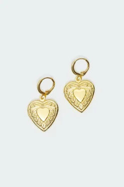 Heart Locket Earrings