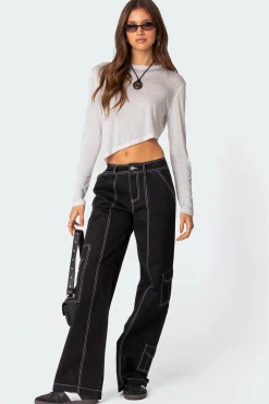 Helen Low Waist Cargo Pants