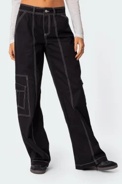 Helen Low Waist Cargo Pants