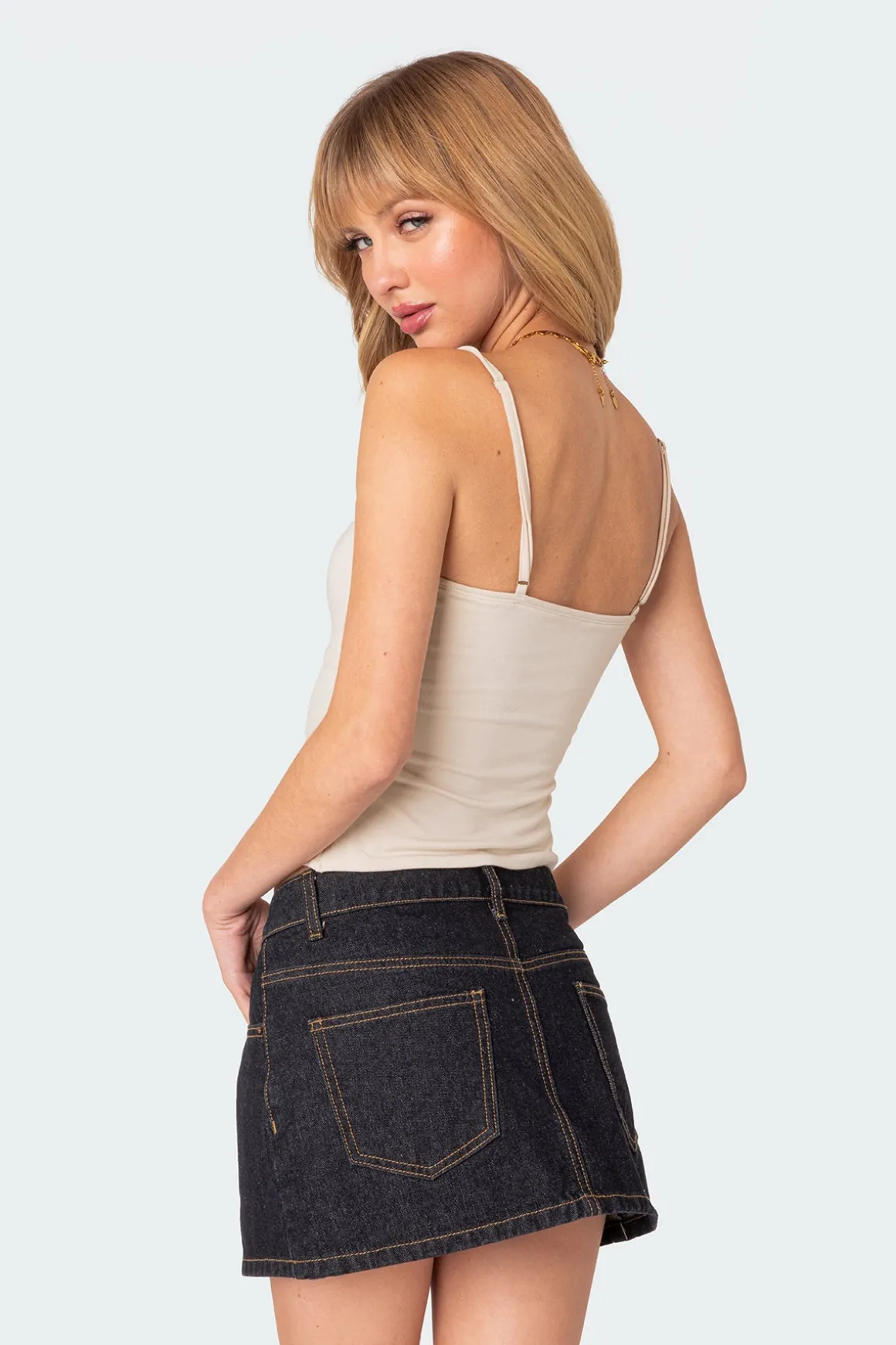 Hope Double Slit Tank Top