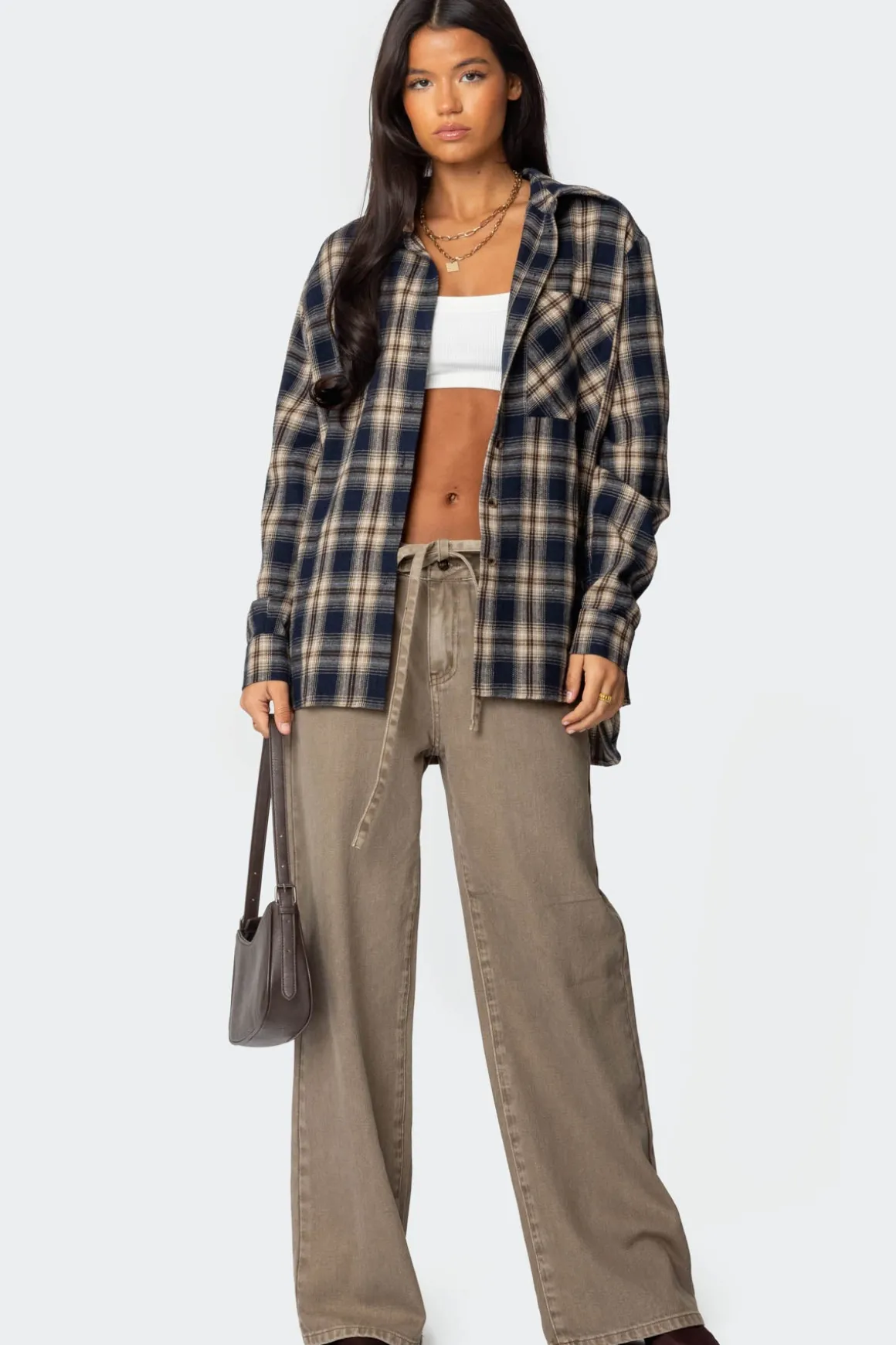 Hudson Oversized Tie Belt Jeans