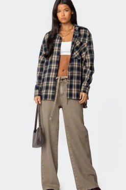 Hudson Oversized Tie Belt Jeans