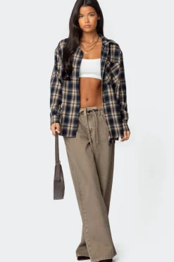 Hudson Oversized Tie Belt Jeans