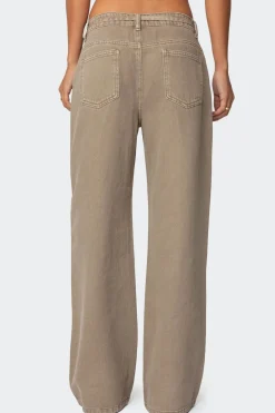 Hudson Oversized Tie Belt Jeans