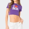 I Love Me Cropped T-Shirt