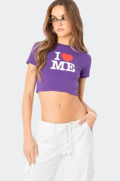 I Love Me Cropped T-Shirt