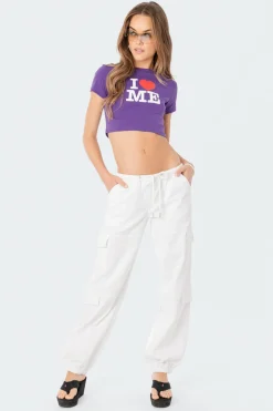 I Love Me Cropped T-Shirt