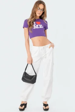 I Love Me Cropped T-Shirt
