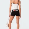I Love Me Fold Over Shorts