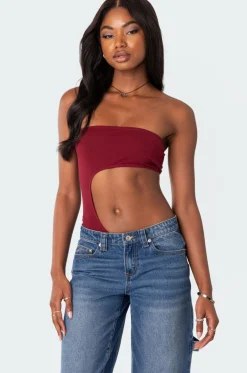 Indy Asymmetric Cut Out Bodysuit