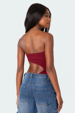 Indy Asymmetric Cut Out Bodysuit