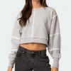 Inside Out Cropped Sweatshirt