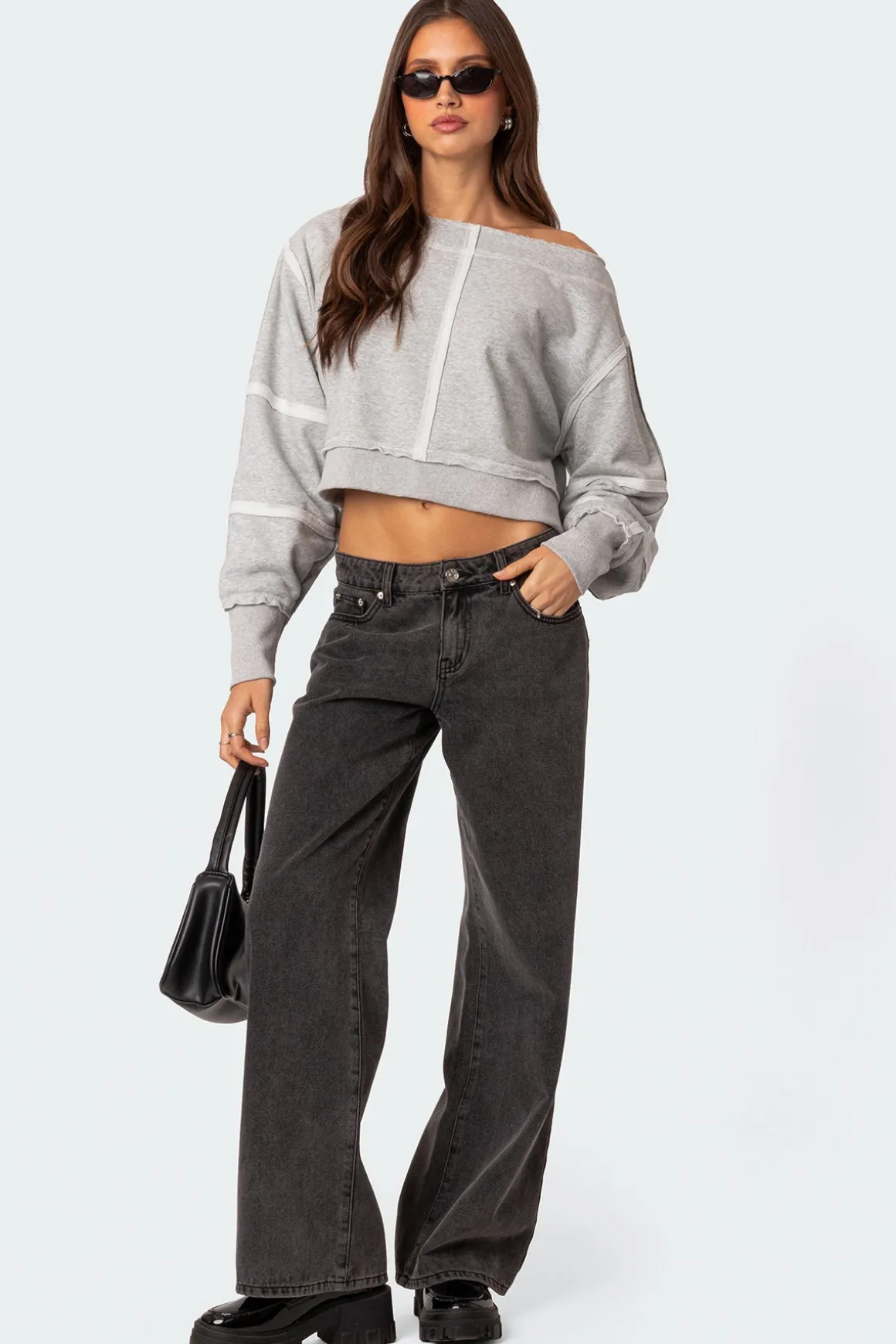 Inside Out Cropped Sweatshirt